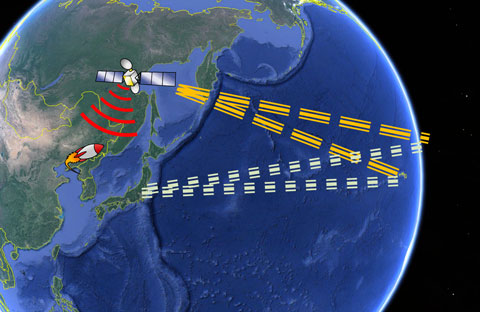 米軍の早期警戒衛星が北朝鮮の弾道ミサイル発射を探知