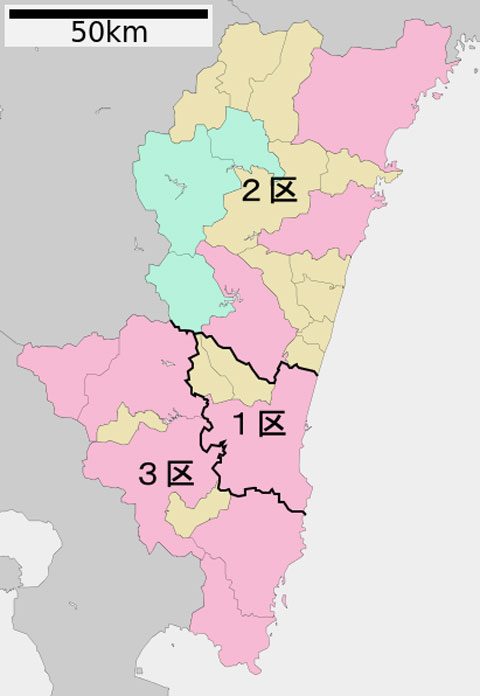 衆議院選挙宮崎選挙区