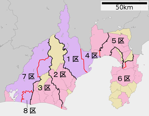 衆議院選挙静岡選挙区
