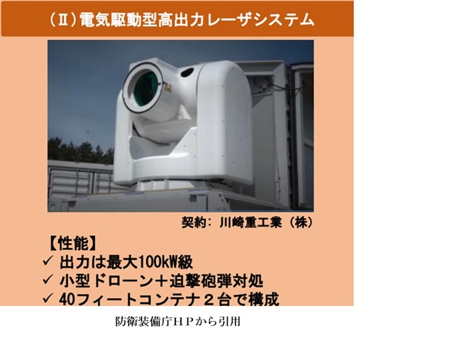 電気駆動型高出力レーザシステム